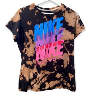 NIKE DRIFIT BLEACHED T-SHIRT SLIM FIT XL